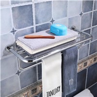 Bathroom Shelf Towel 304 Stainless Steel Polished Shelf Towel Rack GX Diffuser