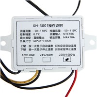 220V Digital LED Temperature Controller 10A Thermostat Control Switch Probe thermometer NEW