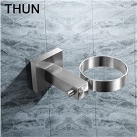 THUN Bathroom Accessories 304 Stainless Steel Brushed Surface Single Cup Tumbler Holder Toothbrush toothpaste Glass Cup Holders