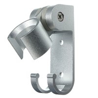 Bathroom Wall Mount Shower Head Holder 180 Degree Rotating Adjustable Shower Head Holder Chrome Stand Bracket For Bathroom Tools