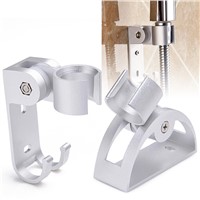 Adjustable Aluminum Shower Holder Wall Mounted Shower Rain Head Holder Rustproof Head Stand Bathroom Accessories