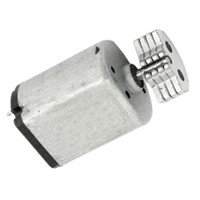 DC1.5V-9V 0.08A 3200RPM Output Speed Micro Vibrating Motor, 18x15x12mm Silver