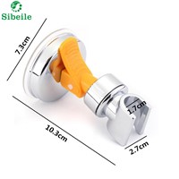 SBLE 1Pc ABS Shower Spray Head Wall Mount Fixed Wall Adjustable Sucker Shower Head Stand Bracket Holder For Bathroom Accessories