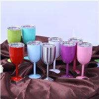Glass Wine Goblets Stainless Steel Wine Glass Beer Wine Cup Stainless Steel Wine Glasses