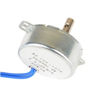 CCW/CW Direction Round Synchronous Motor 4W 50/60Hz 2.5-3RPM AC 100-127V Electric Synchronous Motors for Fan Lighting Mayitr