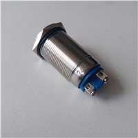 1pcs Intermittent buzzer 19mm metal pulse waterproof oil band LED lamp flashing buzzer 19-EM two screw feet 12V-24V 220V