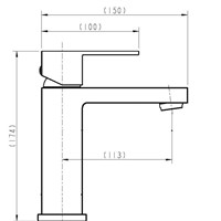 Free ship Solid Brass Deck Mount Vessel Faucet Matt Black Square Bathroom Small Basin Tap Mixer