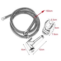 Factory Wholesale ABS Spray Gun Professional Handheld Shower Bathroom And Toilet Sprayer Washer With Shower Nozzle Hose Set