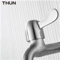 THUN Stainless Steel 304 Long Type Bib Tap Balcony Wall Mounted Single Handle Bibcocks