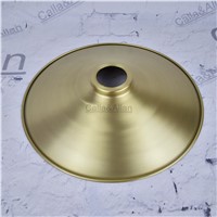 Free ship M40mm D270mmX45mm brass material light cover copper cup shade quality E27 lamp shade cover lighting brass shade cone