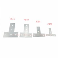 2020 L type T type cross plate joint aluminum connector EU standard 20/30/40 series industrial Aluminum Profile Accessories 3D