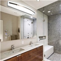 LumiParty 12W 59cm Bathroom LED Mirror Light AC85-265V SMD2835 Style White Wall Lamps Stainless Steel Modern Makeup Mirror Light