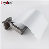 Leyden Toilet Paper Holder Cover SUS304 Stainless Steel Wall Mounted Brushed Nickel/ Chrome Bathroom Tissue Paper Roll Holder