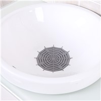 1Pcs Spider Kitchen Sucker Sink Filter Sewer Drain Hair  Plastic Colanders Strainers Round Filter Bathroom Accessories