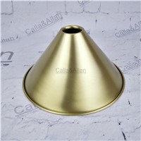 Free ship M40 D200mmX100mm brass material light cover copper cup shade quality E27 lamp shade cover lighting brass shade cone