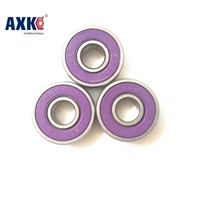 10pcs Purple 608-2RS 8X22X7mm 608RS for 608 hand spinner roller skate inline red skates shoes Ball bearings 8*22*7mm