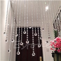 30mm Clear Crystal Ball Lamp Prisms Part Wedding Decor Hanging Pendant -B119