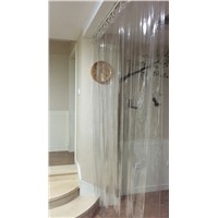 Customized The thicknen shower curtain for the bathroom Pvc transparent 180x180cm bath curtains