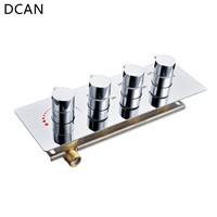DCAN 3 Ways Of Better Quality Shower Faucet Shower Valve Rack Wall Mounted Control Valve Switch For Conceal Bathroom Accessories