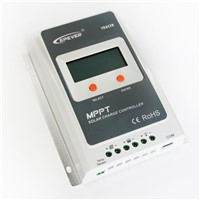 MPPT 20A Tracer 2210A with EBOX-WIFI Solar Charge Controller 12V/24V Auto LCD Display Light and Time Controller PV  Regulator
