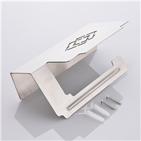 Paper Holders Stainless Steel Chrome Toilet Roll Holder Phone Stand Wall Bathroom Accessories Without Cover WC Rack WF-18063