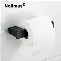 2017 Electroplated Toilet Paper Holder SUS 304 Stainless Steel Square Bathroom Roll Holder Paper Bathroom Accessories