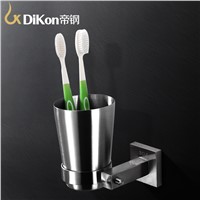 DiKon GB01 Bathroom Toothbrush Cup Holder 304 Stainless Steel Bathroom Accessories Tumbler Cups Glasses Rack