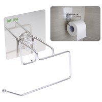 Seamless Stainless Steel Simple Paper Towel Racks Creative Toilet Roll Paper Frame Fashion Bathroom Racks Bathroom Hardware