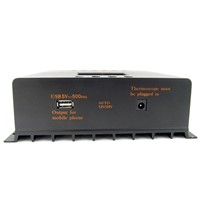 80A LCD Solar Panel Battery Regulator Charge Discharge Controller 12V 24V &amp;amp;amp; USB