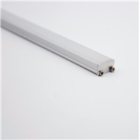 QSG-1307;LED aluminum profile(anodized silver color) with PC cover;for flexible or hard LED strips;led linear light profile