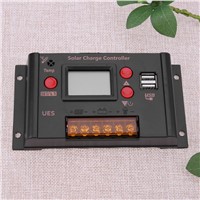 Photovoltaic 10A 12V/24V Solar Power Controller LCD Solar Panel Battery Charge WPC Smart Solar system Controller Kit FREE POST