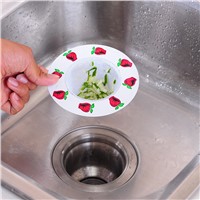 Stainless Steel Sink Filter Bathtub Drain Plug Anti-blocking Strainer  For Kitchen Prevent The Floor Cover Bathroom Tools