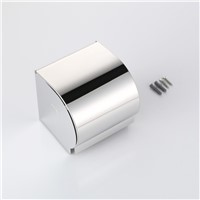 Modern Chrome SUS 304 Stainless Steel Paper Holder Box Mirror Polished Toilet Paper Holder Tissue Holder Bathroom Accessories