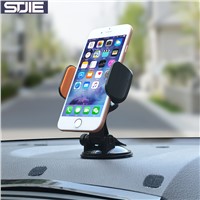 STJIE universal desk phone holder sticky 360 degree rotating car stand for phone grip cellphone