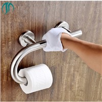 Multifunction Stainless Steel Door Handrail Grip Handle Bathroom Paper Holder Hand Rails Handrails Bathtub For Elderly