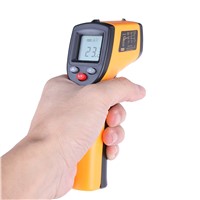 GM320-50~380C Digital infrared Thermometer laser Temperature Gun Handheld Temperature Tester Laser Gun Pyrometer AAA Battery