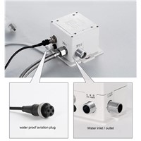 Water Saving Touch Free Chrome Square Faucet Automatic Sensor Tall and Short Infrared Sensor Faucet Hot and Cold Mixer