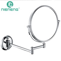 Nieneng Bathroom Makeup Mirrors Wall Mounted Folding Mirror 3X 5X 7X 10X Bath Mirror Make up Toilet Magnifying Mirror ICD60523