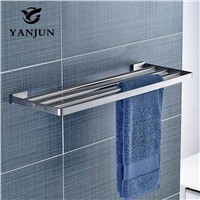 YANJUN Wall-mounted Stainless Steel 304 Towel Racks Towel Shelf Bathroom Accessories For Home YJ-81982