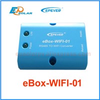 Control charge solar system use ET6420BND regulators 60a 12v 24v 36v 48v voltage EPsolar with eBLE-BOX-01 eWIFI-BOX-01 and MT50