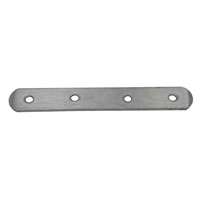 Stainless Steel 126x19mm Corner Brackets 2.4mm Thickness Straight Flat Bracket for Furniture Corner Protector Furniture Fittings