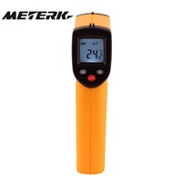 Infrared Thermometer -50~380 Celsius Handheld Non-contact Digital Infrared IR Temperature Pyrometer LCD Display with Backlight