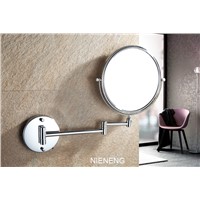 Nieneng Makeup Mirrors Wall Mounted Folding Cosmetic Bathroom Mirror Bath Mirror Make up Toilet Mirror 5X 10X Fixtures ICD60532