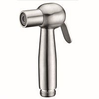 Hot Sale 304 Stainless Steel Hand Toilet Bidet Mini Shower Bidet Spray High Pressure Small Shattaf Sprayer in Nickel Brushed