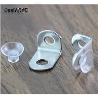 50pcs 21*14mm Stainless Steel Corner Bracket Fittings and Mini Sucker Angle L Breakets Connector for Furniture