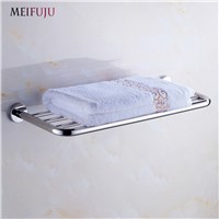 MEIFUJU SUS304 Stainless Steel Bathroom Towel Rack Single Dual Triple Towel Racks Simple Style Towel Shelf Bathroom Shelf MFJ70