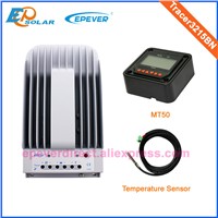 30A mppt EPsolar EPEVER Tracer3215BN solar portable controller+MT50 remote meter and sensor cable 12v 24v auto work