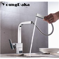 2018 New Arrival . Wholesale And Retail Chrome Kitchen Sink Faucet Hot&amp;amp;amp;Cold Water Mixer Tap 360 Degree Swivel Pull Out  Faucets