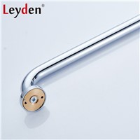Leyden 30-50cm Silver Chrome Grab Bar Safety Handle Wall Mount Copper Handrail Safety Bar for Bathroom Handle Bathroom Accessory