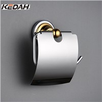 KEDAH Toilet Paper Holders Chrome Plated with Metal Hardware Accessories KD9107